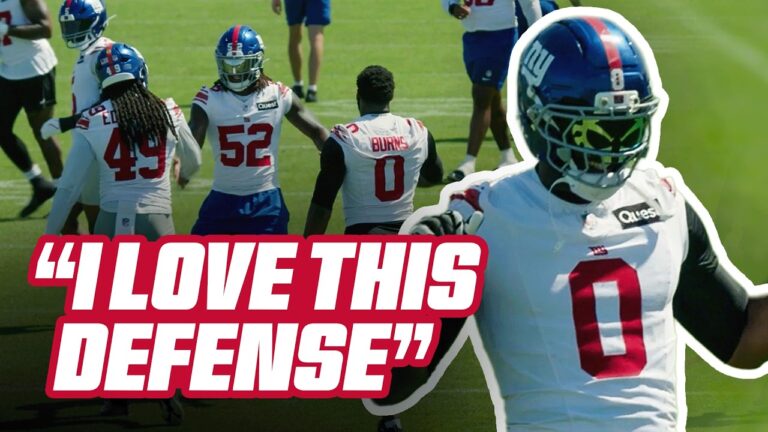 Mic’d Up: Brian Burns at Spring Practices New York Giants