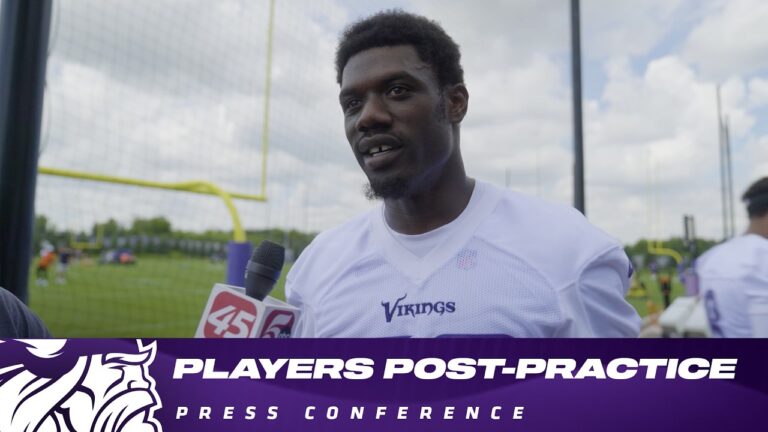 Minnesota Vikings Players Address Media Following Minicamp Practice June 10