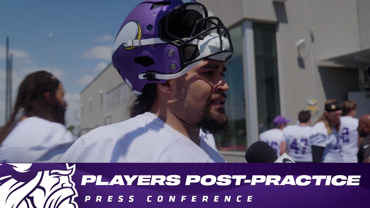 Minnesota Vikings Players Address Media Following Minicamp Practice June 9