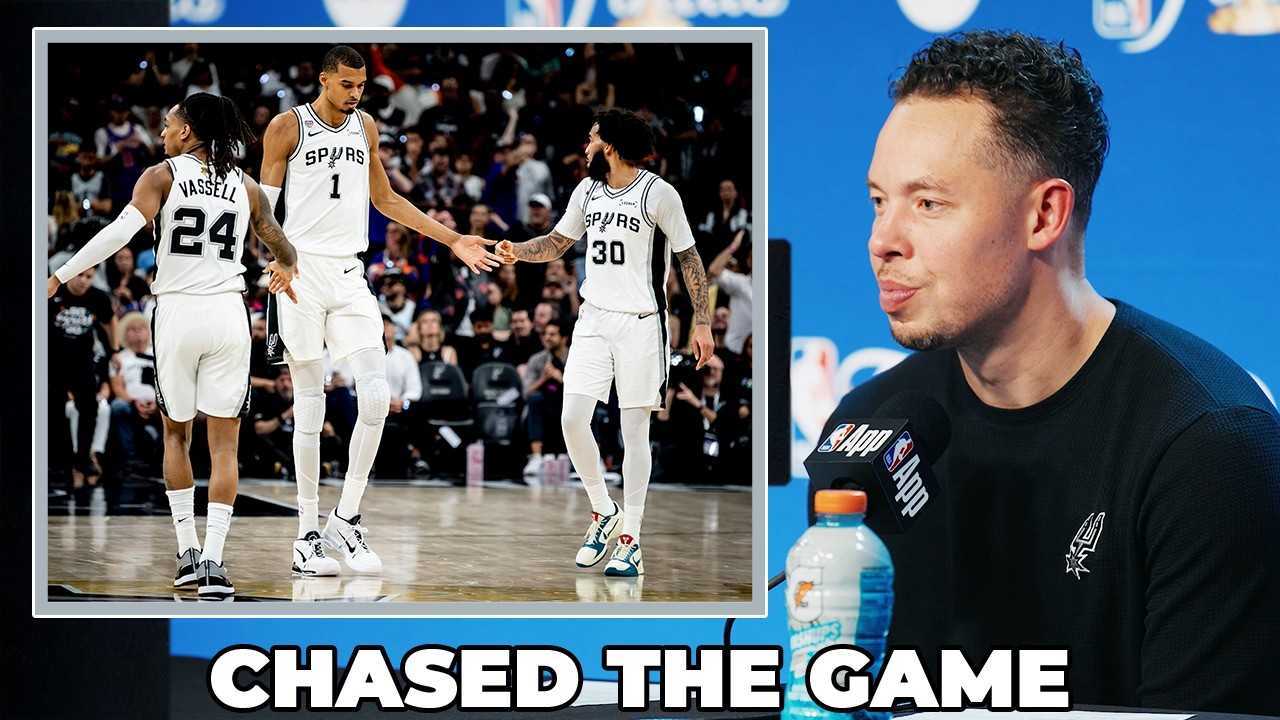 Mitch Johnson on Spurs Chasing Majority of Game 2 and the Series Shifting to New York
