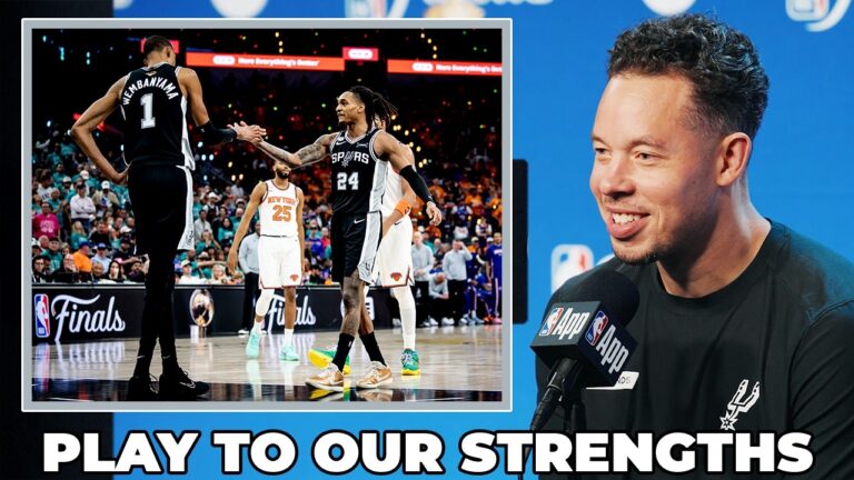 Mitch Johnson on Spurs Playing to Their Strengths and Their Competitive Response Ahead of Game 2