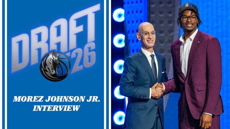 Morez Johnson Jr. Interview Dallas Mavericks 2026 Draft 6 23 26