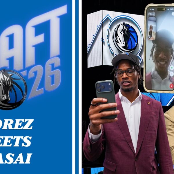 Morez Johnson Jr. Meets Masai Dallas Mavericks 2026 Draft 6 23 26
