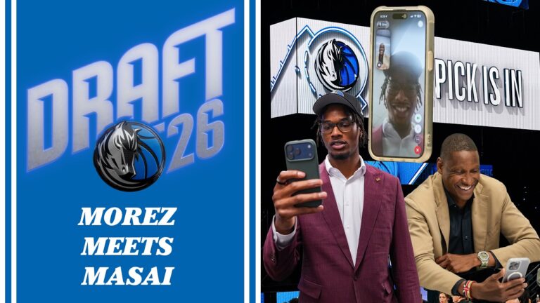 Morez Johnson Jr. Meets Masai Dallas Mavericks 2026 Draft 6 23 26