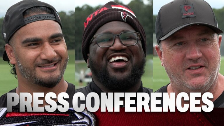Nate Ollie, John Timu & more Atlanta Falcons coaches speak on offseason growth Press Conference