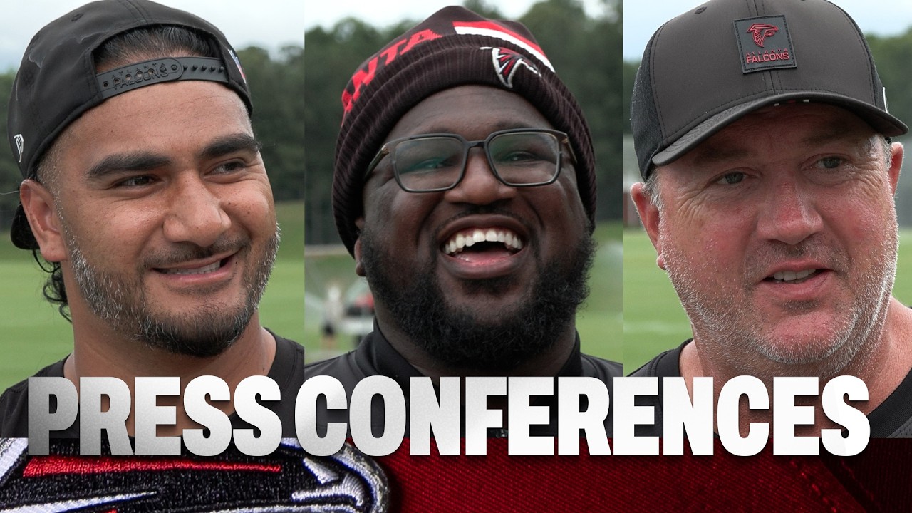 Nate Ollie, John Timu & more Atlanta Falcons coaches speak on offseason growth Press Conference