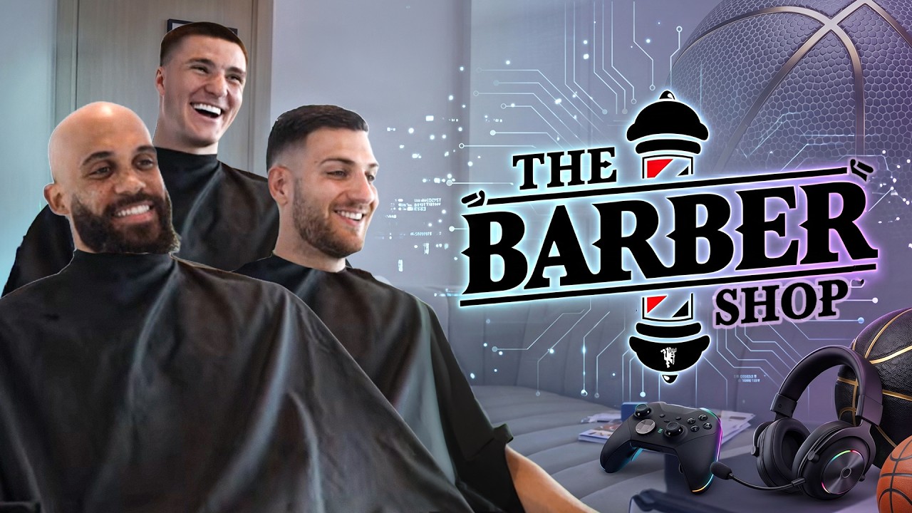NEW EPISODE Mbeumo, Sesko & Dalot talk gaming, goal celebs & the new kit in The Barbershop Ep4