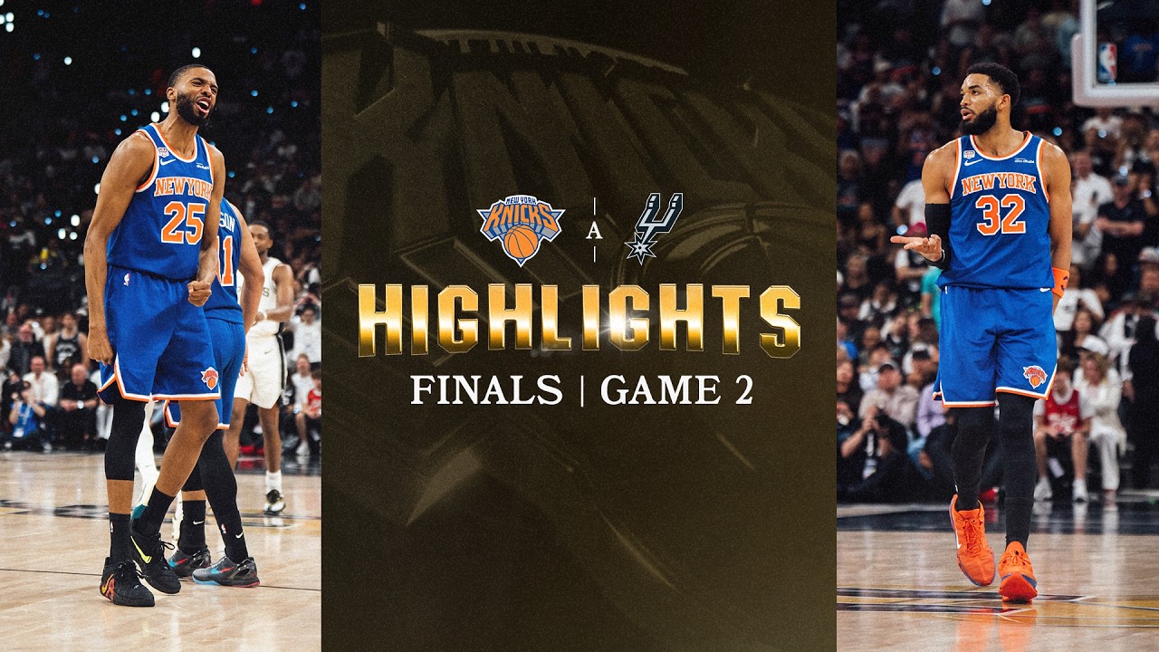 New York Knicks GO UP 2-0 in the NBA Finals Game Highlights
