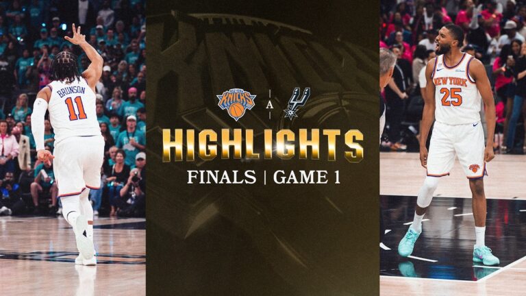 New York Knicks TAKE Game 1 of the Finals Game Highlights