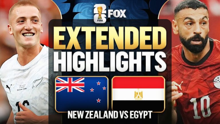 New Zealand vs Egypt Extended Highlights 2026 FIFA World Cup
