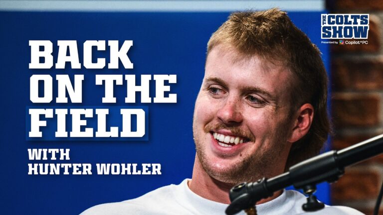 NFL Injury Rehab Revealed: Hunter Wohlers underdog journey with the Colts The Colts Show Podcast
