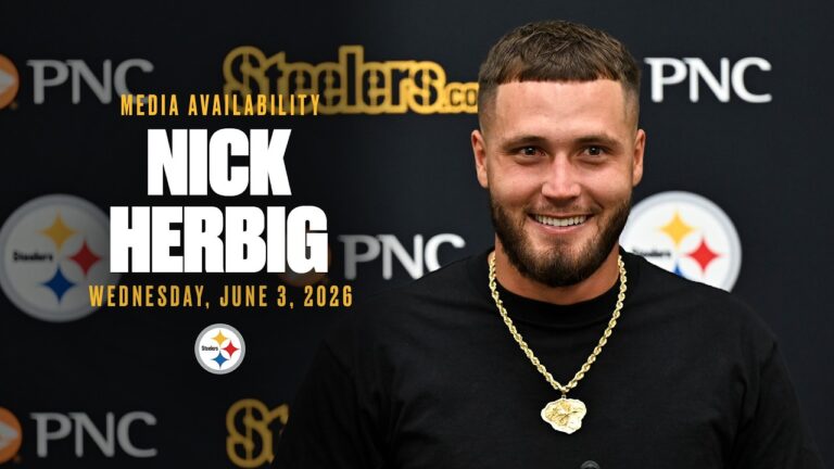 Nick Herbig Media Availability (June 3) Pittsburgh Steelers