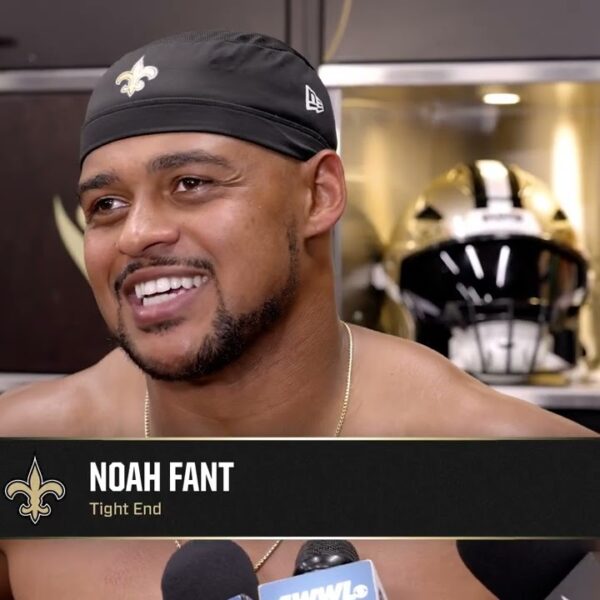 Noah Fant on Louisiana heat, building chemistry w Tyler Shough Saints Minicamp 2026