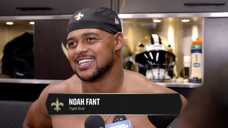 Noah Fant on Louisiana heat, building chemistry w Tyler Shough Saints Minicamp 2026