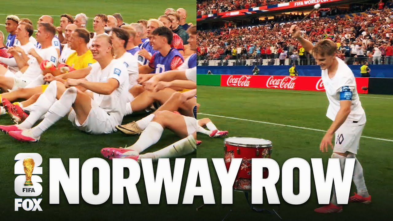Norway Hits EPIC Viking Row After Advancing to Round of 16