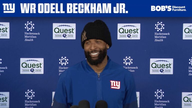 Odell Beckham Jr.: &39I&39m here to earn it&39 New York Giants
