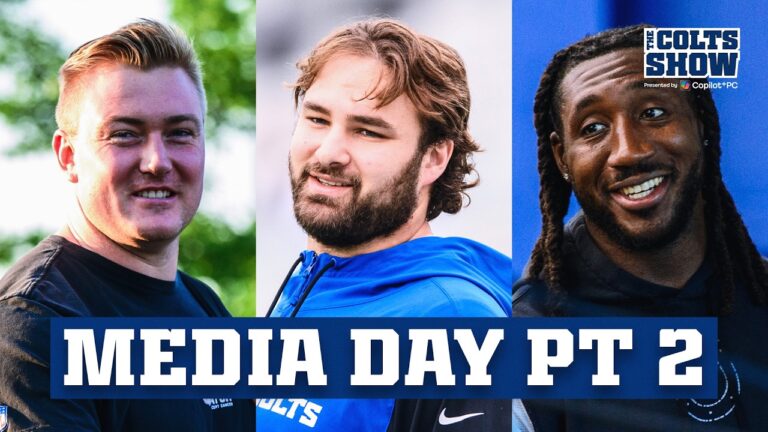 One-on-one with Bernhard Raimann, Tanor Bortolini & Mo Alie-Cox The Colts Show Podcast