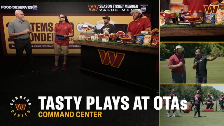 OTA Standouts, Exclusive Field Pass Breakdown & Delicious Deals! Command Center Commanders NFL