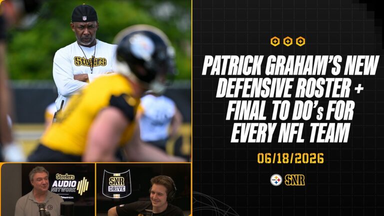 Patrick Graham’s New Defense Final To-Do’s For Every NFL Team SNR Drive Pittsburgh Steelers