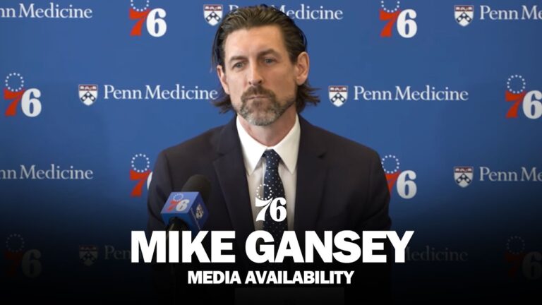 Philadelphia 76ers Draft Night Media Availability Mike Gansey 06.23.26