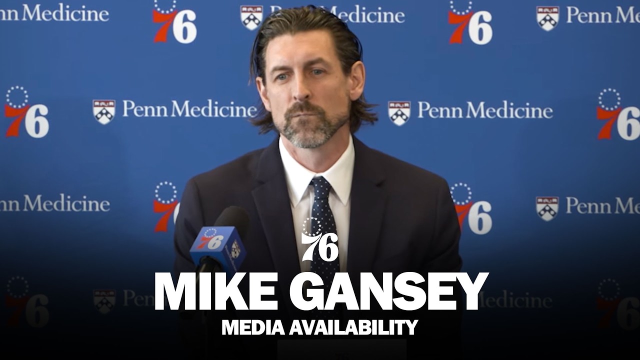 Philadelphia 76ers Draft Night Media Availability Mike Gansey 06.23.26