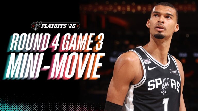 Playoffs Round 4 Game 3 Mini-Movie – Wemby drops 32 Points, Spurs Win Game 3