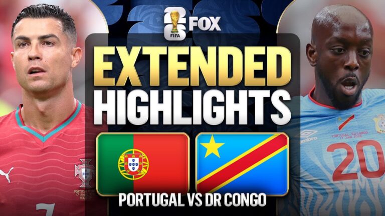 Portugal vs DR Congo Extended Highlights 2026 FIFA World Cup