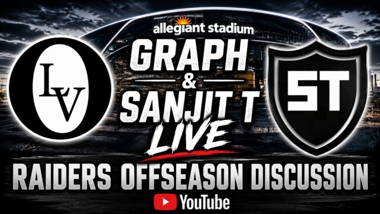 Raiders Graph & Sanjit T Live Offseason Discussion