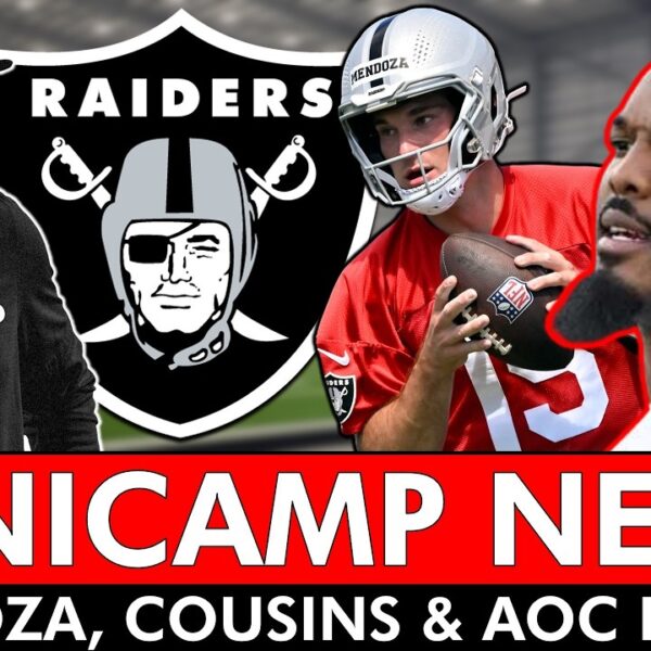 Raiders News From Minicamp Practice Today Fernando Mendoza, Kirk Cousins & AOC Presser Reaction