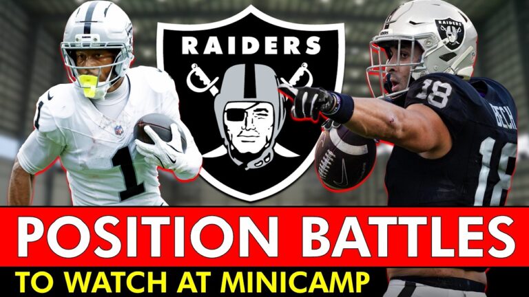 Raiders Position Battles To Watch At Minicamp