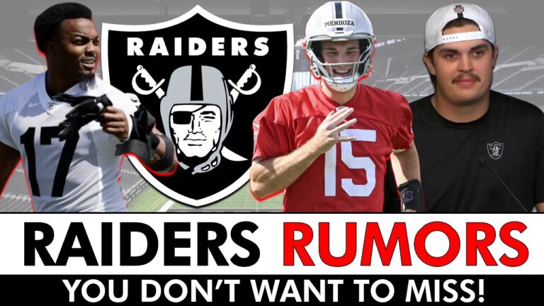 Raiders Rumors You Dont Want To Miss Before Minicamp Practice Today