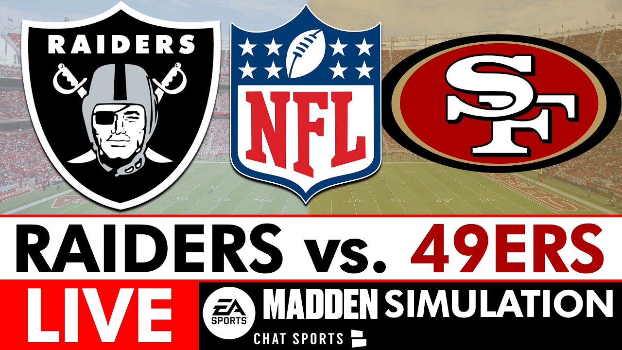 Raiders vs. 49ers LIVE NFL Madden Simulation 2026