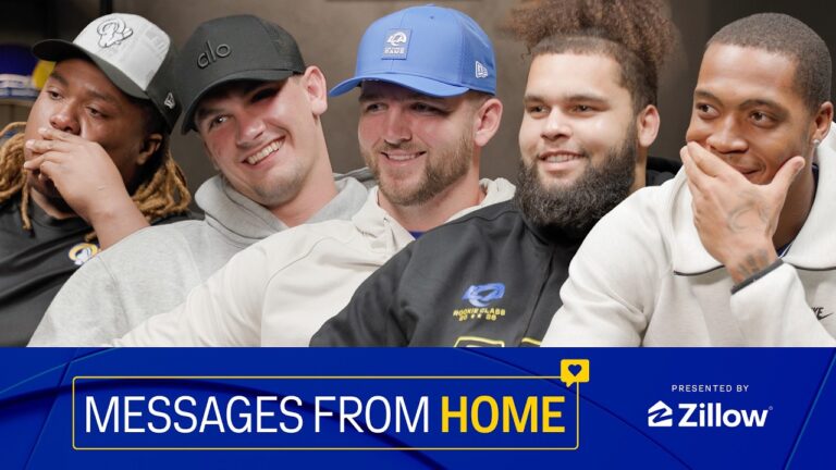 Rams Rookies Get Emotional Watching Videos From Their Families Messages From Home Zillow