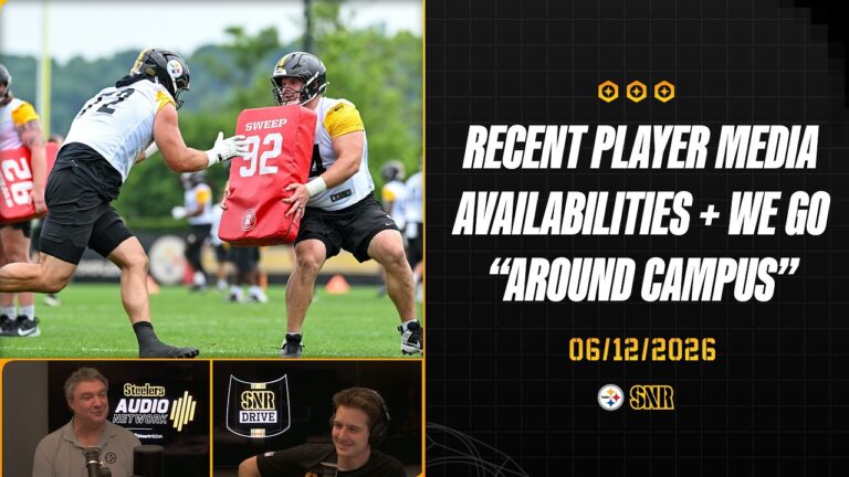 Recent Player Media Availabilities Around Campus SNR Drive (June.12) Pittsburgh Steelers