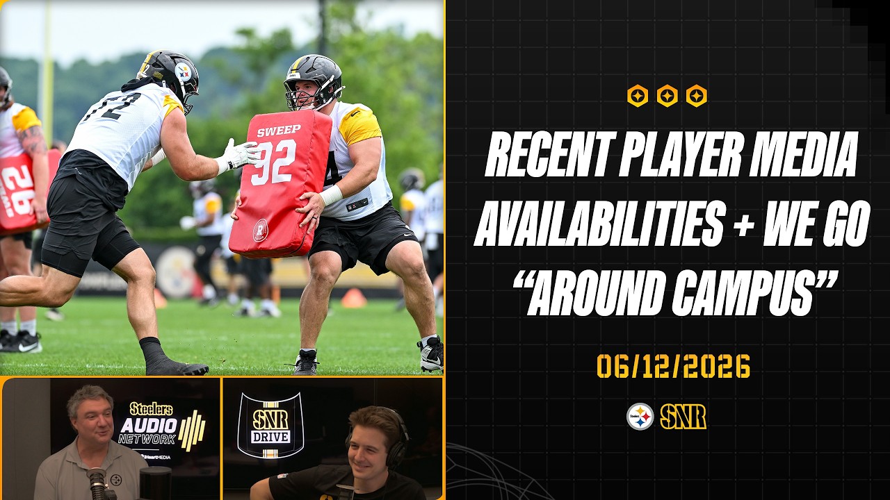 Recent Player Media Availabilities Around Campus SNR Drive (June.12) Pittsburgh Steelers