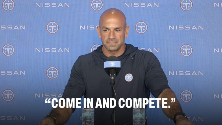 Robert Saleh on Cam Ward, Titans Defense and Preparing for Training Camp
