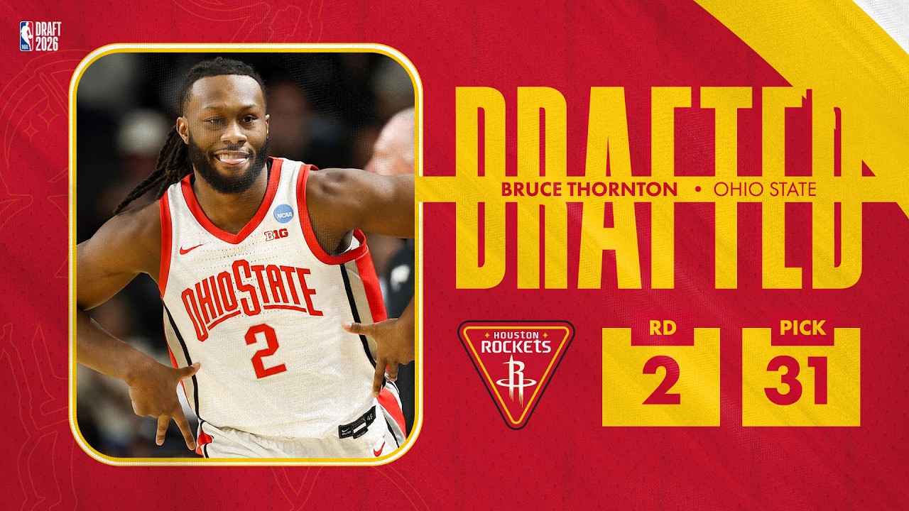 Rockets Draft Bruce Thornton Media Availability 06.24.2026