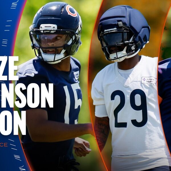Rome Odunze, Tyrique Stevenson, Jonah Jackson discuss approach during OTAs Press Conference