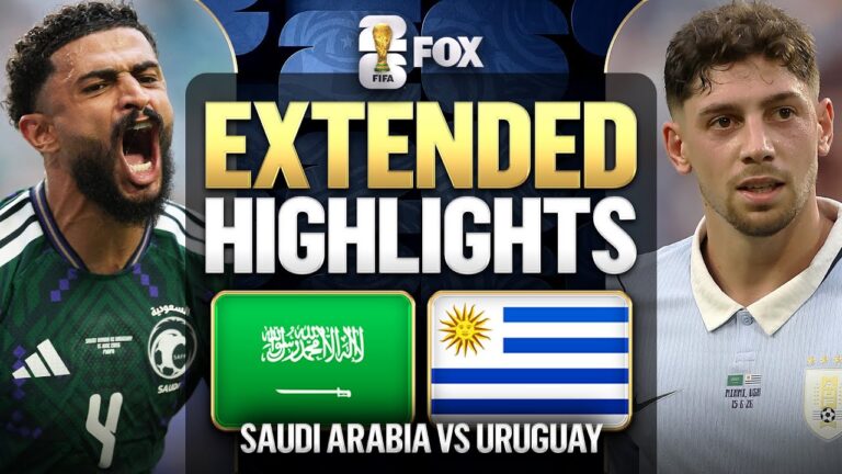 Saudi Arabia vs Uruguay Extended Highlights 2026 FIFA World Cup