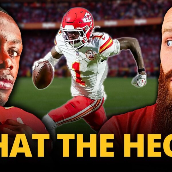 Something odd is going on with Chiefs WR Xavier Worthy..
