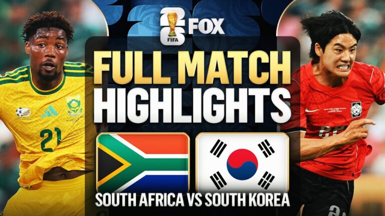 South Africa vs South Korea Extended Highlights 2026 FIFA World Cup