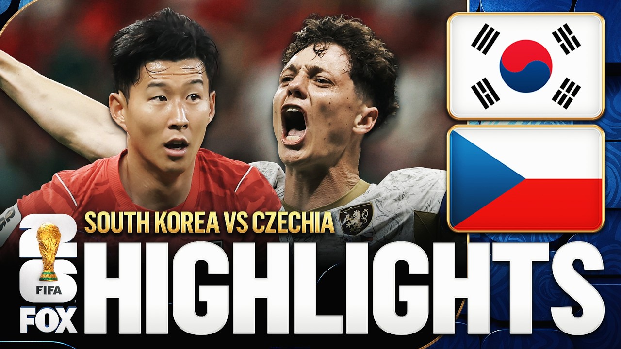 South Korea vs Czechia Highlights 2026 FIFA World Cup