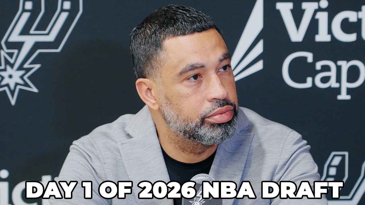 Spurs General Manager Brian Wright on Spurs Strategy On Day 1 of the 2026 NBA Draft