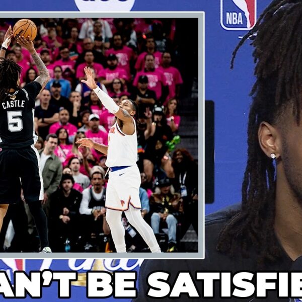 Stephon Castle on Focusing on the Right Things for Game 2 and Not Being Satisfied in the NBA Finals