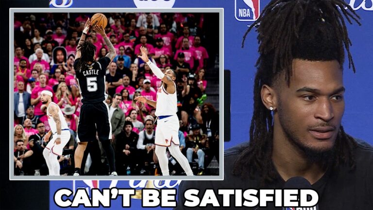 Stephon Castle on Focusing on the Right Things for Game 2 and Not Being Satisfied in the NBA Finals