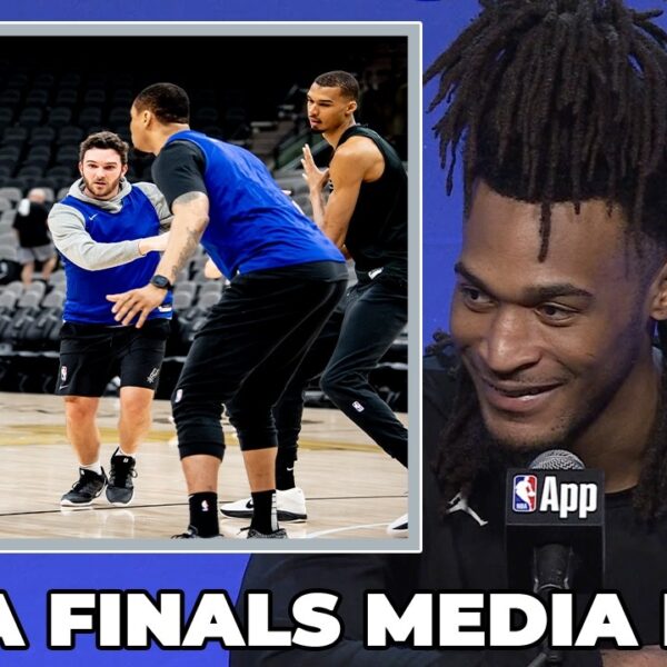 Stephon Castle on the Physicality of the NBA Playoffs