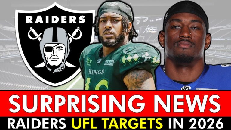 SURPRISING NFL News The Raiders Could Follow In 2026 Raiders UFL Targets