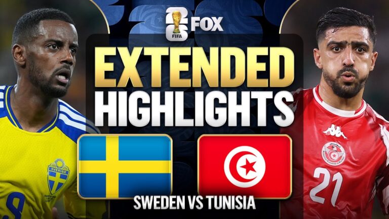 Sweden vs Tunisia Extended Highlights 2026 FIFA World Cup