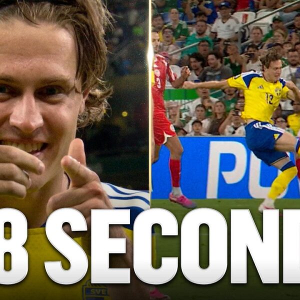 Swedens Mattias Svanberg scores 2nd FASTEST goal by a substitute in FIFA World Cup History