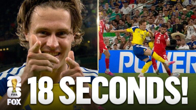 Swedens Mattias Svanberg scores 2nd FASTEST goal by a substitute in FIFA World Cup History